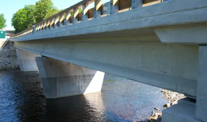Bridge over water